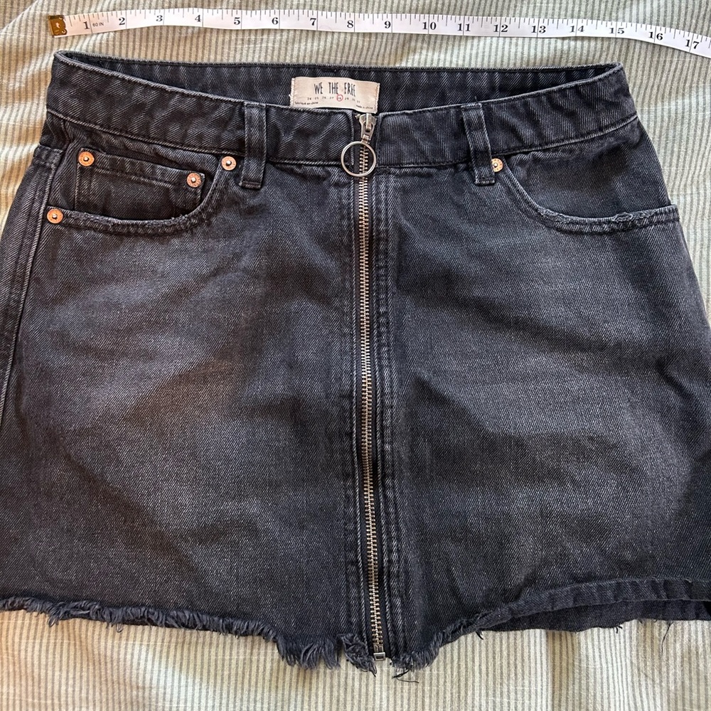 We the free denim skirt - Picture 3 of 3